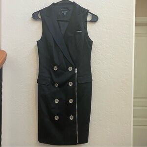 bebe Women’s Black Vest Sz 6